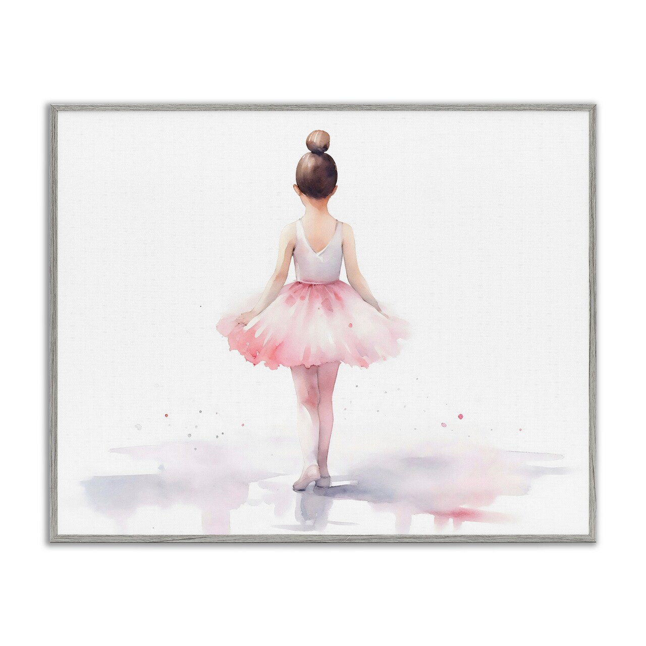 Stupell Industries Ballerina Facing Away Framed Giclee, design by Creative Studio